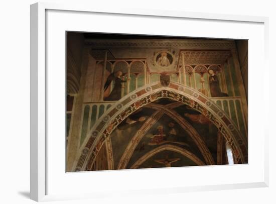 Italy. Rome. the Basilica of Saint Clement. St. Catherine Chapel. the Annunciation. Fresco by Masol-Tommaso Masolino Da Panicale-Framed Photographic Print