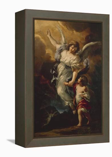 Italy, Rome, the Guardian Angel-null-Framed Premier Image Canvas