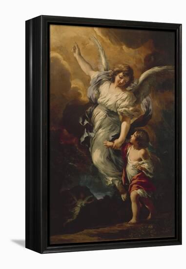 Italy, Rome, the Guardian Angel-null-Framed Premier Image Canvas