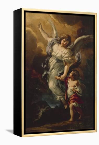 Italy, Rome, the Guardian Angel-null-Framed Premier Image Canvas