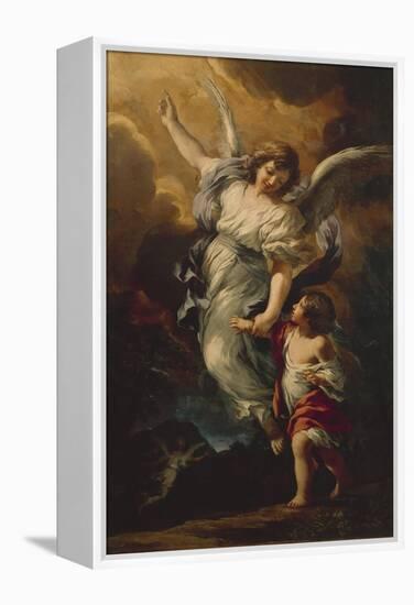 Italy, Rome, the Guardian Angel-null-Framed Premier Image Canvas