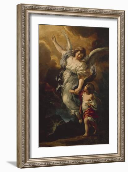 Italy, Rome, the Guardian Angel-null-Framed Giclee Print