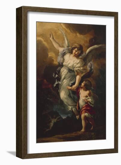 Italy, Rome, the Guardian Angel-null-Framed Giclee Print