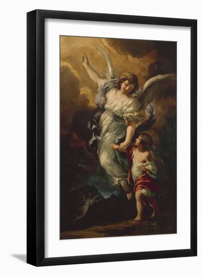 Italy, Rome, the Guardian Angel-null-Framed Giclee Print