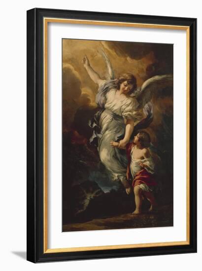 Italy, Rome, the Guardian Angel-null-Framed Giclee Print