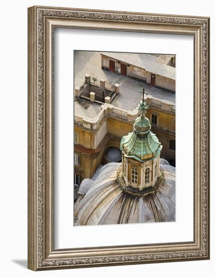 Italy, Rome, Vatican, Peter's Cathedral, Dome, Detail, Peter's Dome-Rainer Mirau-Framed Photographic Print