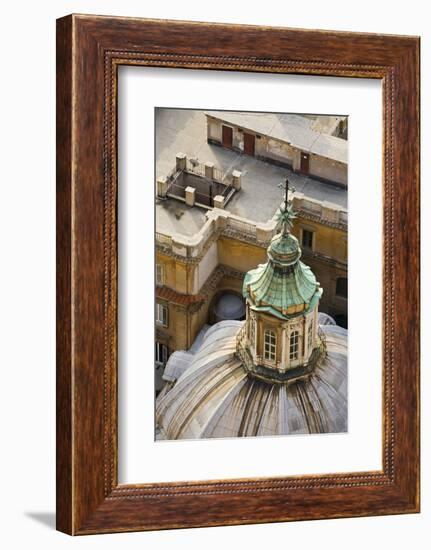 Italy, Rome, Vatican, Peter's Cathedral, Dome, Detail, Peter's Dome-Rainer Mirau-Framed Photographic Print