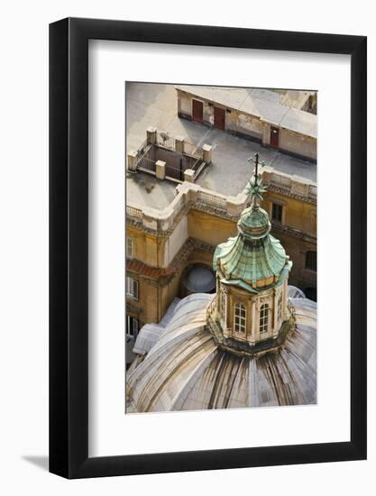 Italy, Rome, Vatican, Peter's Cathedral, Dome, Detail, Peter's Dome-Rainer Mirau-Framed Photographic Print