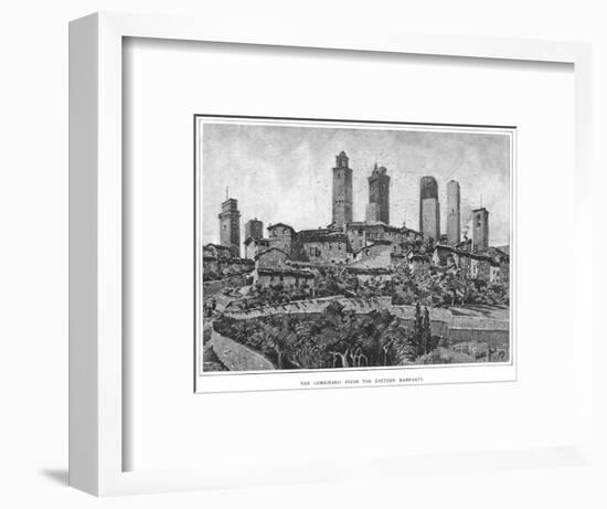 Italy San Gimignano-null-Framed Art Print