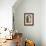 Italy, Sardinia, Gavoi. Sheep Inside a Hay Filled Barn-Alida Latham-Framed Photographic Print displayed on a wall