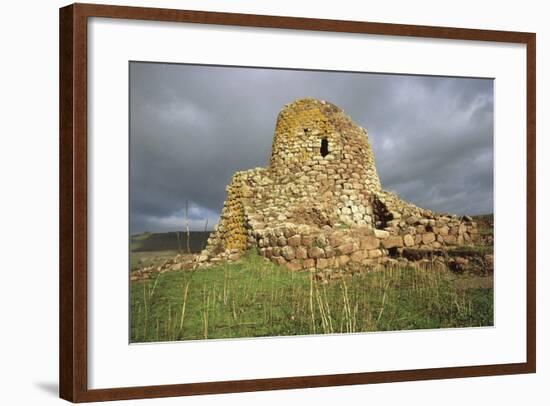 Italy, Sardinia Region Macomer, Province of Nuoro, Nuraghe Santa Barbara-null-Framed Giclee Print