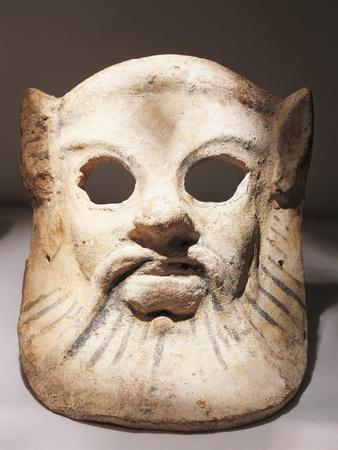 Italy, Sardinia, Sulcis, Silenus Mask, Terracotta' Giclee Print | Art.com