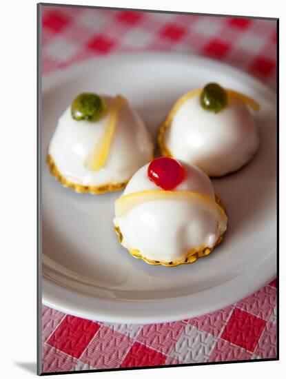 Italy, Sicily, Enna. Cassatella Siciliana a Ricotta Filled Typical Sicilian Delicacy.-Ken Scicluna-Mounted Photographic Print