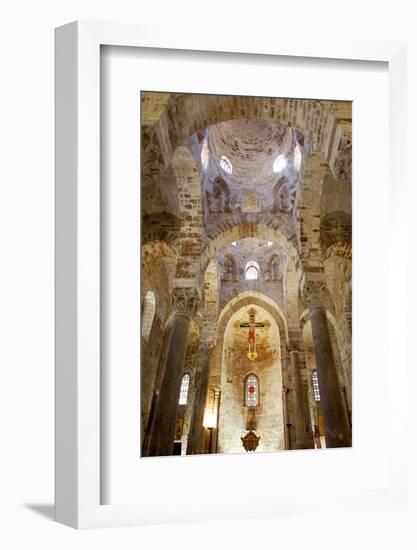 Italy, Sicily, Palermo. Interior of Church of San Cataldo.-Ken Scicluna-Framed Photographic Print