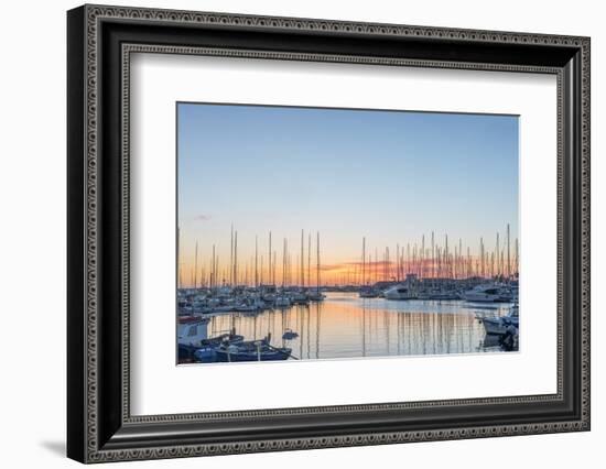 Italy, Sicily, Palermo, Marina sunrise-Rob Tilley-Framed Photographic Print