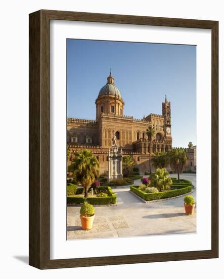 Italy, Sicily, Palermo. the Cathedral.-Ken Scicluna-Framed Photographic Print