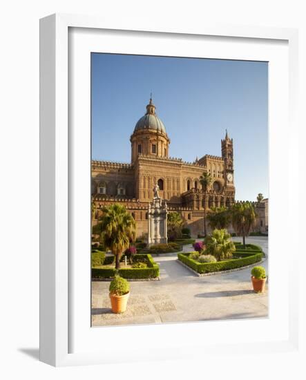 Italy, Sicily, Palermo. the Cathedral.-Ken Scicluna-Framed Photographic Print
