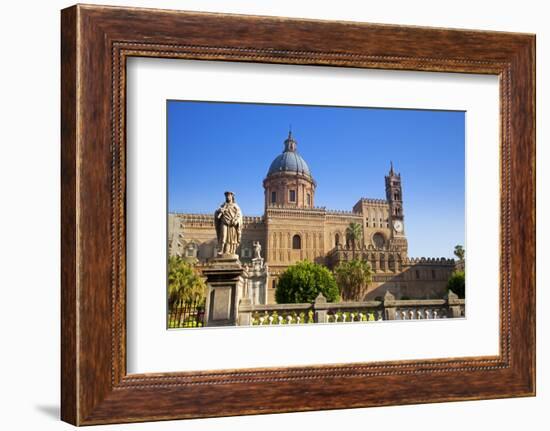 Italy, Sicily, Palermo. the Cathedral.-Ken Scicluna-Framed Photographic Print