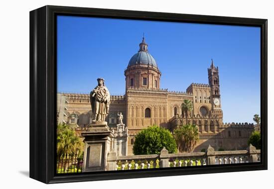 Italy, Sicily, Palermo. the Cathedral.-Ken Scicluna-Framed Premier Image Canvas