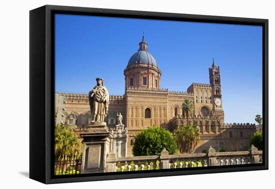 Italy, Sicily, Palermo. the Cathedral.-Ken Scicluna-Framed Premier Image Canvas