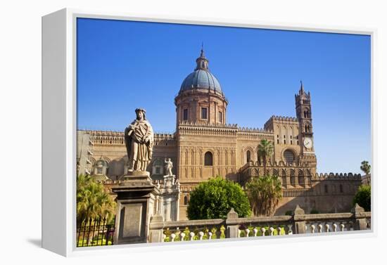 Italy, Sicily, Palermo. the Cathedral.-Ken Scicluna-Framed Premier Image Canvas