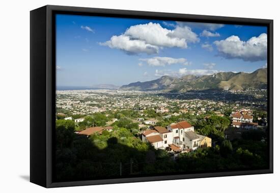 Italy, Sicily, Palermo, View at Palermo-Udo Bernhart-Framed Premier Image Canvas
