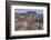 Italy, Sicily, Ragusa, Looking down on Ragusa Ibla at Dusk-Rob Tilley-Framed Photographic Print