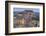 Italy, Sicily, Ragusa, Looking down on Ragusa Ibla at Dusk-Rob Tilley-Framed Photographic Print