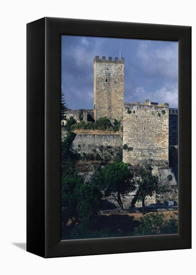 Italy, Sicily Region, Castello Di Lombardia, Enna-null-Framed Premier Image Canvas