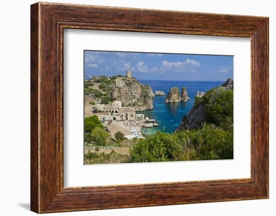 Italy, Sicily, Tonnara Di Scopello, Tuna Bay-Udo Bernhart-Framed Photographic Print