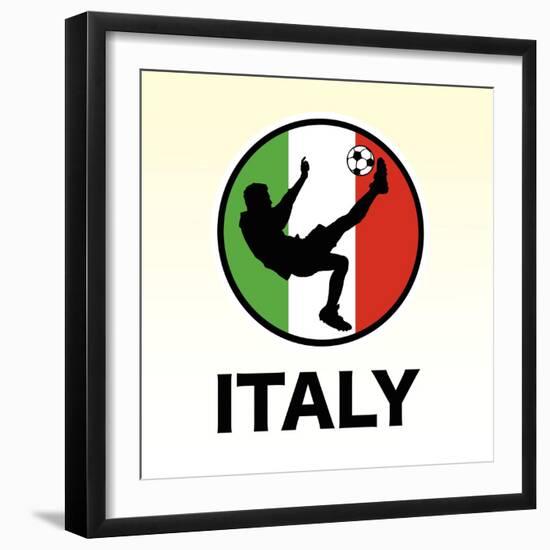 Italy Soccer-null-Framed Giclee Print