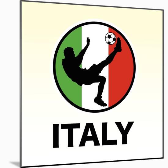 Italy Soccer-null-Mounted Giclee Print