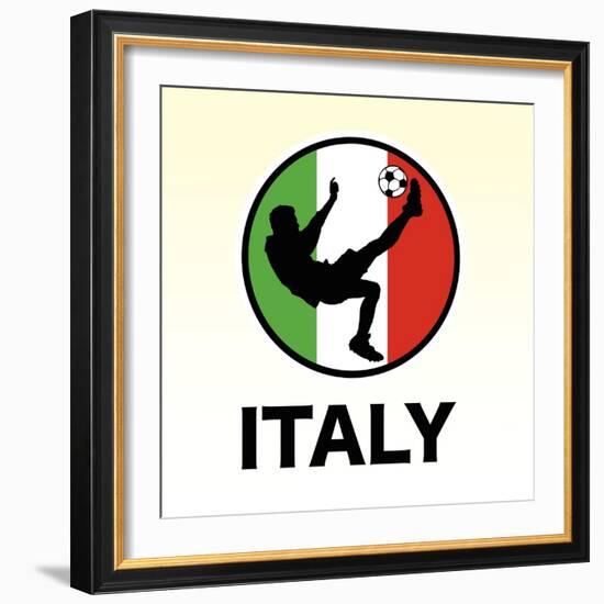 Italy Soccer-null-Framed Giclee Print