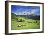 Italy, South Tyrol, Rose Garden Area, Nova Levante, Geiger Alm Rosengarten Group-Udo Siebig-Framed Photographic Print