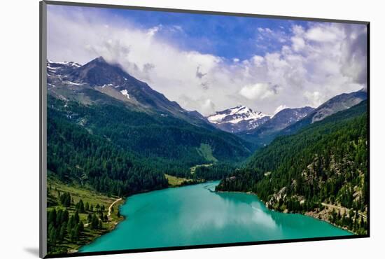 Italy, Stelvio National Park, Val Martello (Martello Valley) artificial lake-Michele Molinari-Mounted Photographic Print