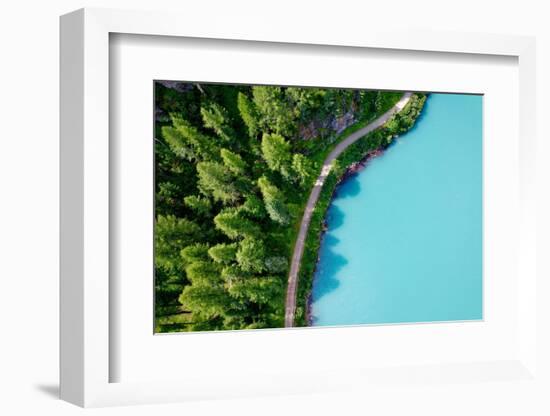 Italy, Stelvio National Park, Val Martello (Martello Valley) artificial lake-Michele Molinari-Framed Photographic Print