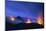 Italy, Stromboli. Long Exposure Image of Three Eruptions at Night-David Slater-Mounted Photographic Print