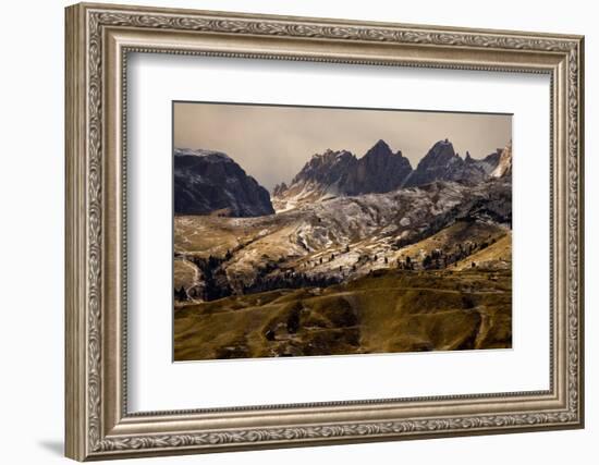 Italy, the Dolomites, Villnšsstal, Geislerspitzen, South Tyrol, Valley-Ralf Gerard-Framed Photographic Print