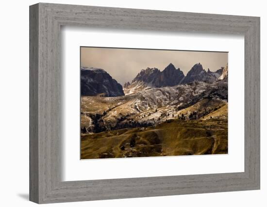 Italy, the Dolomites, Villnšsstal, Geislerspitzen, South Tyrol, Valley-Ralf Gerard-Framed Photographic Print