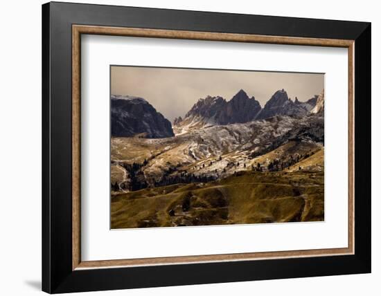 Italy, the Dolomites, Villnšsstal, Geislerspitzen, South Tyrol, Valley-Ralf Gerard-Framed Photographic Print