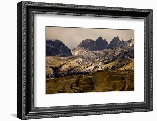 Italy, the Dolomites, Villnšsstal, Geislerspitzen, South Tyrol, Valley-Ralf Gerard-Framed Photographic Print