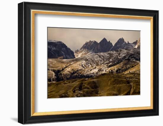 Italy, the Dolomites, Villnšsstal, Geislerspitzen, South Tyrol, Valley-Ralf Gerard-Framed Photographic Print