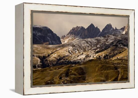 Italy, the Dolomites, Villnšsstal, Geislerspitzen, South Tyrol, Valley-Ralf Gerard-Framed Premier Image Canvas