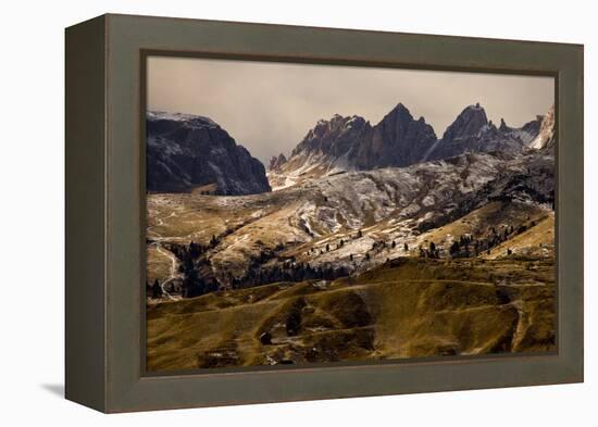 Italy, the Dolomites, Villnšsstal, Geislerspitzen, South Tyrol, Valley-Ralf Gerard-Framed Premier Image Canvas