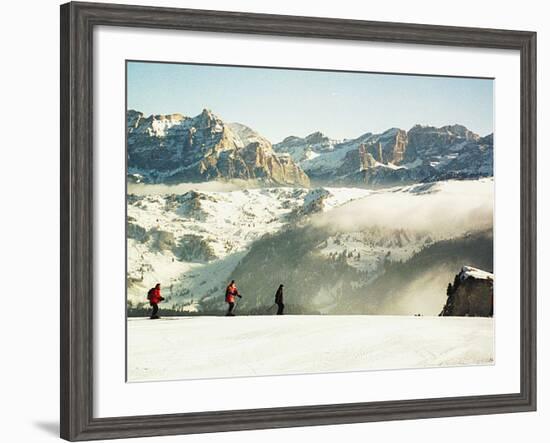 Italy Travel Trip Alps Skiing-Fritz Faerber-Framed Photographic Print