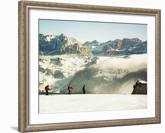 Italy Travel Trip Alps Skiing-Fritz Faerber-Framed Photographic Print