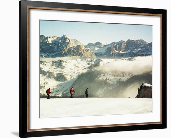 Italy Travel Trip Alps Skiing-Fritz Faerber-Framed Photographic Print