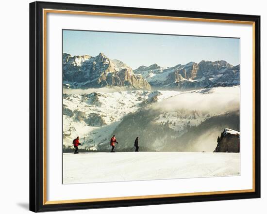 Italy Travel Trip Alps Skiing-Fritz Faerber-Framed Photographic Print