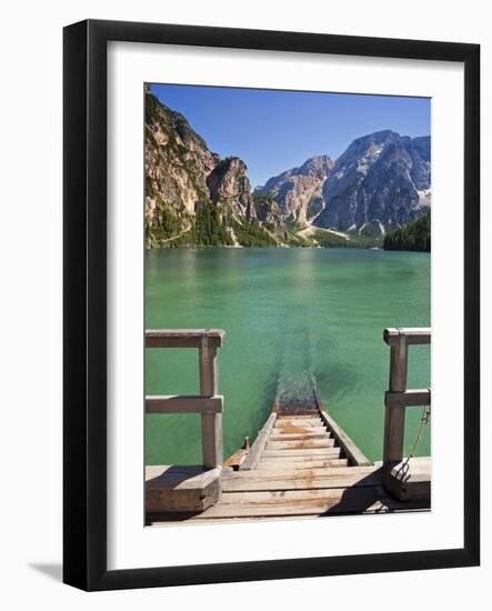 Italy, Trentino-Alto Adige, Bolzano District, South Tyrol, Fanes Sennes Braies Natural Park, Braies-Francesco Iacobelli-Framed Photographic Print