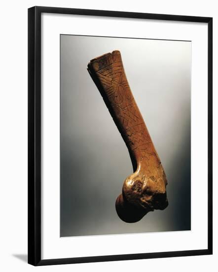 Italy, Trentino-Alto Adige Region, Engraved Bone Tool-null-Framed Giclee Print